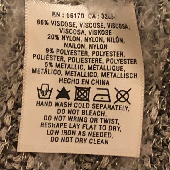 Anthropologie Yellow Bird Metallic Knit Sweater M - Picture 7 of 7